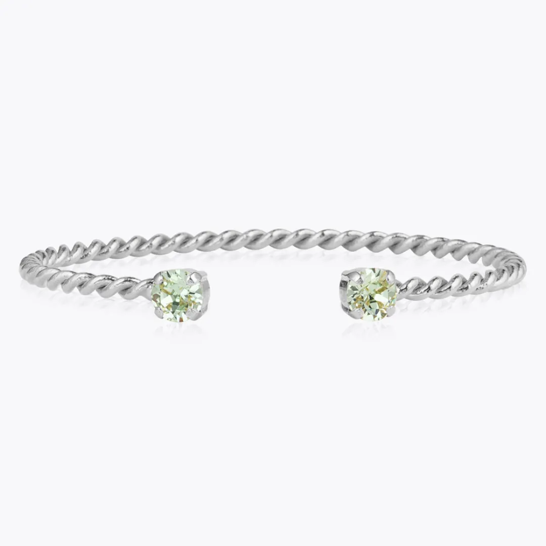 Caroline Svedbom Mini Twisted Bracelet Chrysolite Sale