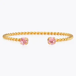 Caroline Svedbom Mini Twisted Bracelet Light Rose Clearance