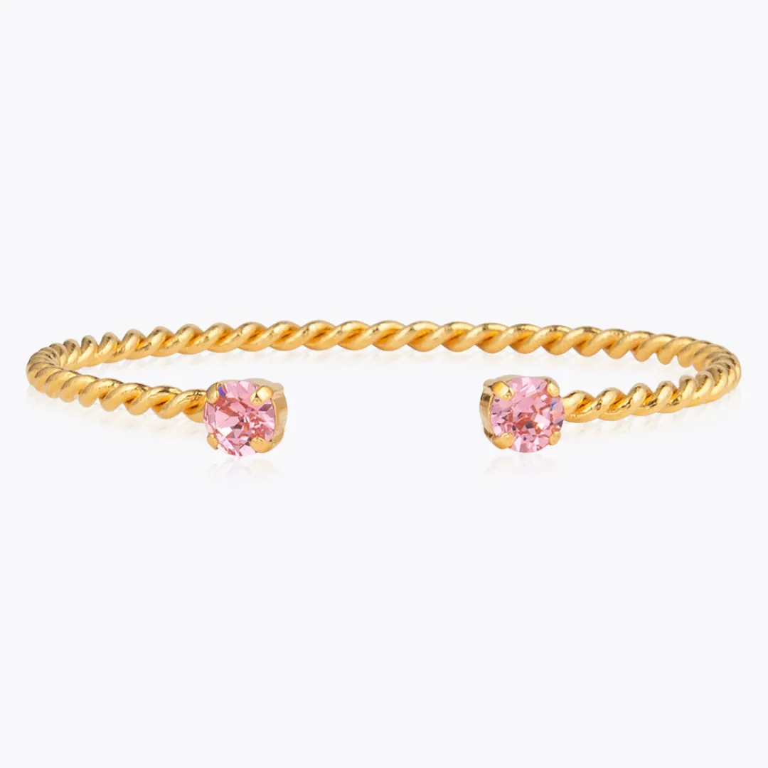 Caroline Svedbom Mini Twisted Bracelet Light Rose Clearance