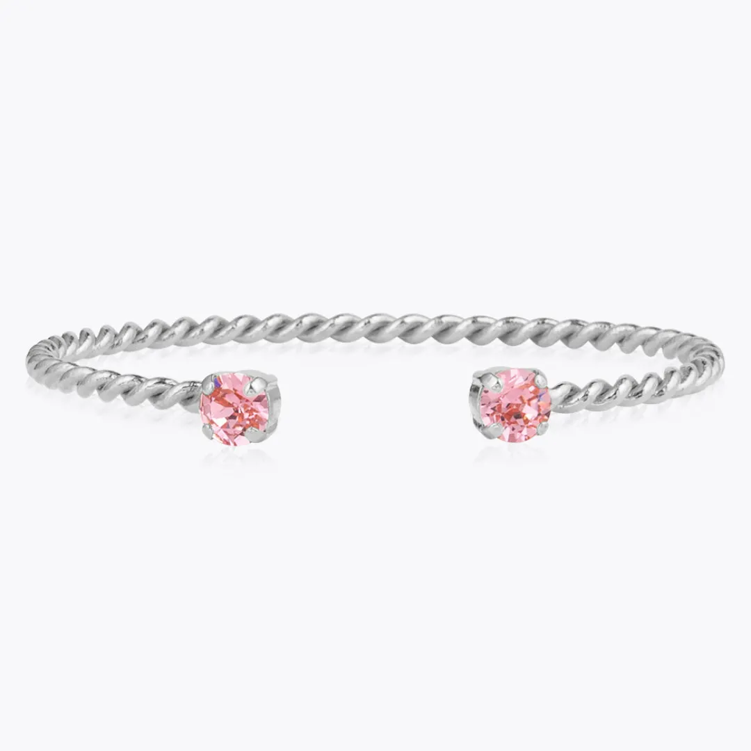 Caroline Svedbom Mini Twisted Bracelet Light Rose Clearance