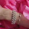 Caroline Svedbom Mini Twisted Bracelet Light Peach Fashion