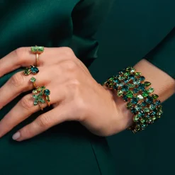 Caroline Svedbom Multi Cuff Bracelet/Green Combo Best
