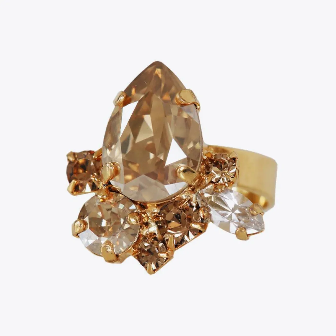 Caroline Svedbom Nami Ring Golden Shadow Fashion
