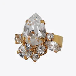 Caroline Svedbom Nami Ring Crystal Cheap