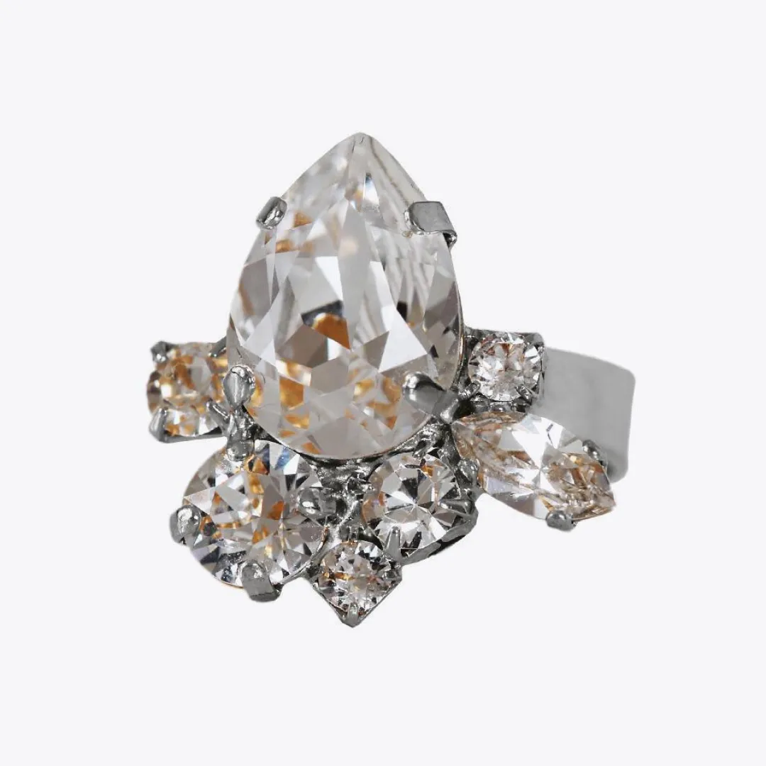 Caroline Svedbom Nami Ring Crystal Cheap
