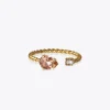 Caroline Svedbom Nani Ring Vintage Rose Fashion