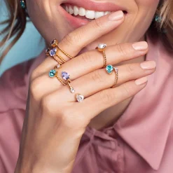 Caroline Svedbom Nani Ring Vintage Rose Fashion