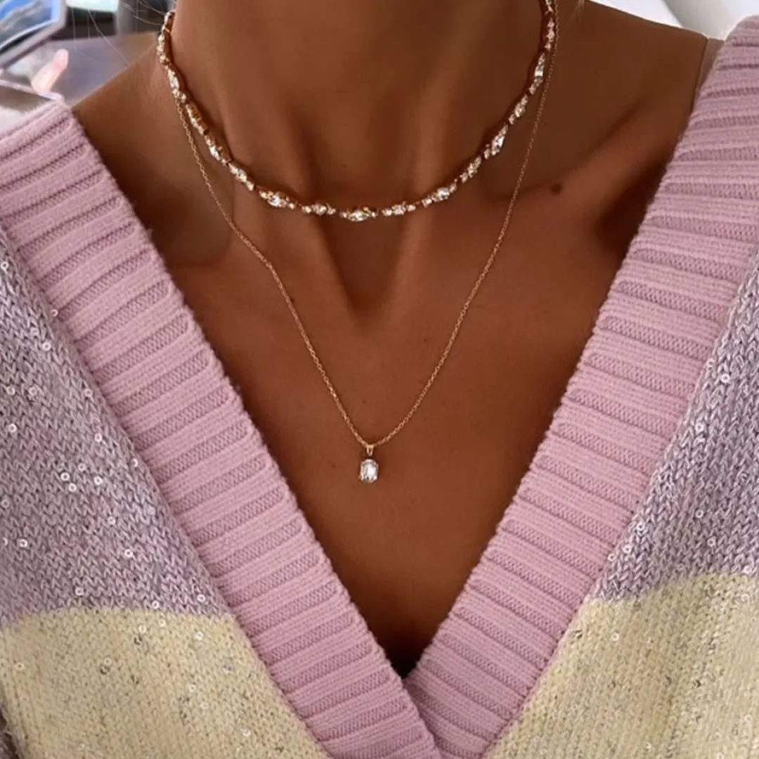 Caroline Svedbom Naya Necklace Crystal Sale