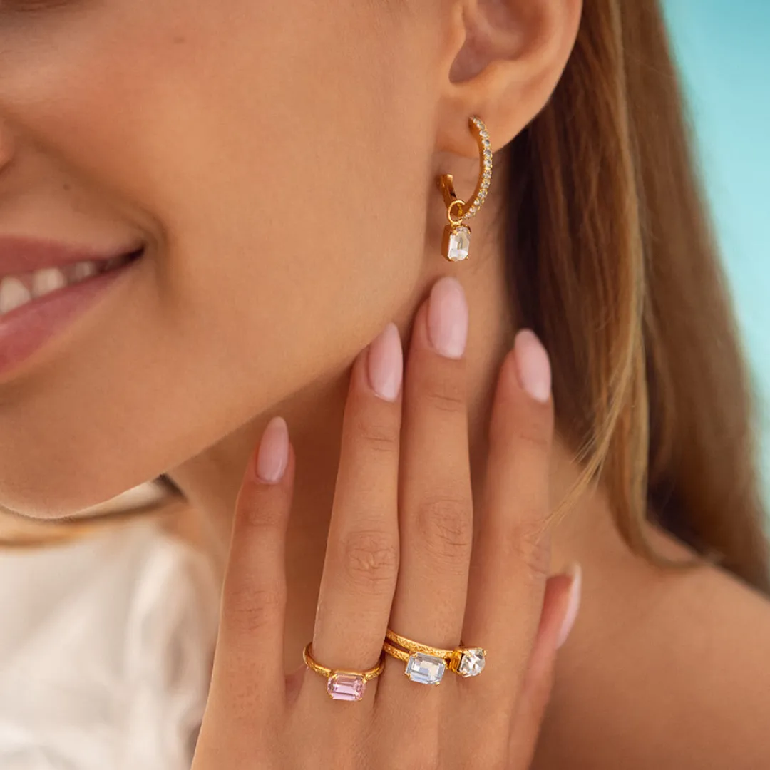Caroline Svedbom Naya Ring Light Sapphire Sale