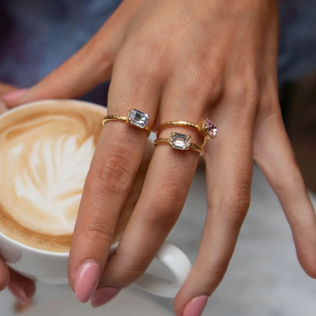 Caroline Svedbom Naya Ring Light Sapphire Sale