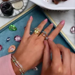 Caroline Svedbom Naya Ring Light Sapphire Sale