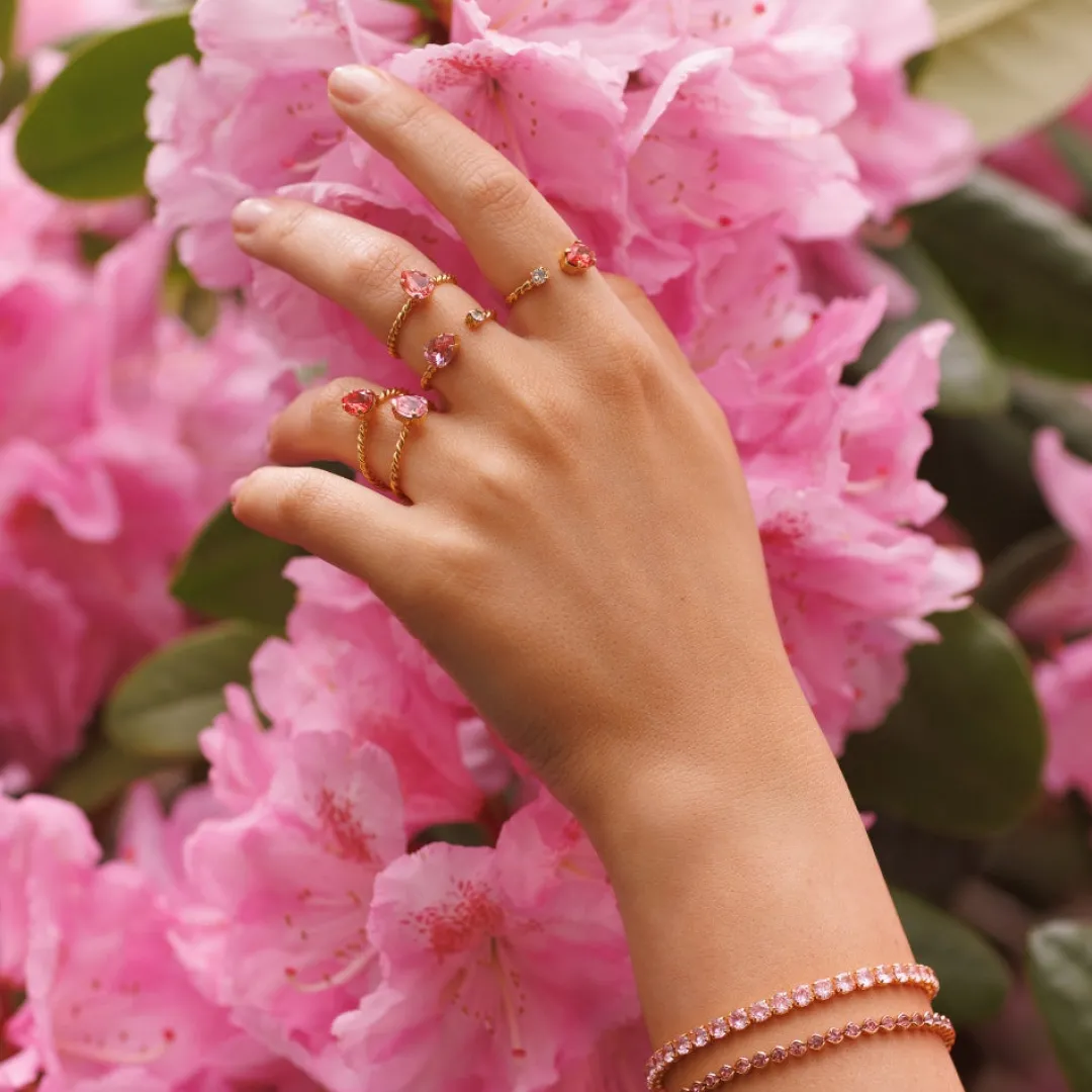 Caroline Svedbom Niki Ring Rose Peach Cheap