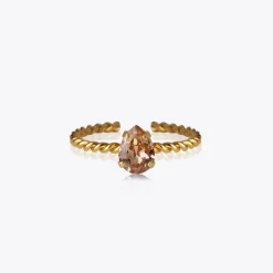Caroline Svedbom Niki Ring Vintage Rose Fashion