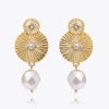 Caroline Svedbom Odessa Pearl Earrings Hot