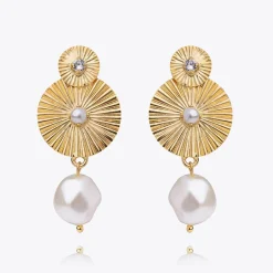 Caroline Svedbom Odessa Pearl Earrings Hot