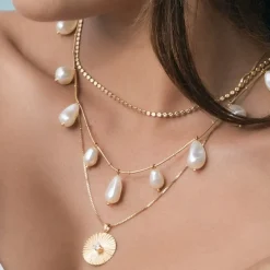 Caroline Svedbom Olympia Necklace/Pearl Fashion