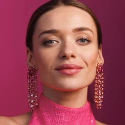 Caroline Svedbom Penelope Earrings/Fuschia Combo Store
