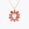 Caroline Svedbom Peony Necklace/Coral Combo Online