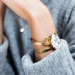 Caroline Svedbom Perfect Drop Bangle Crystal Store