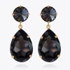 Caroline Svedbom Perfect Drop Earrings Graphite Flash Sale