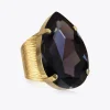 Caroline Svedbom Perfect Drop Ring Graphite Discount
