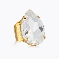 Caroline Svedbom Perfect Drop Ring Crystal Flash Sale