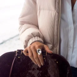 Caroline Svedbom Perfect Drop Ring Crystal Flash Sale