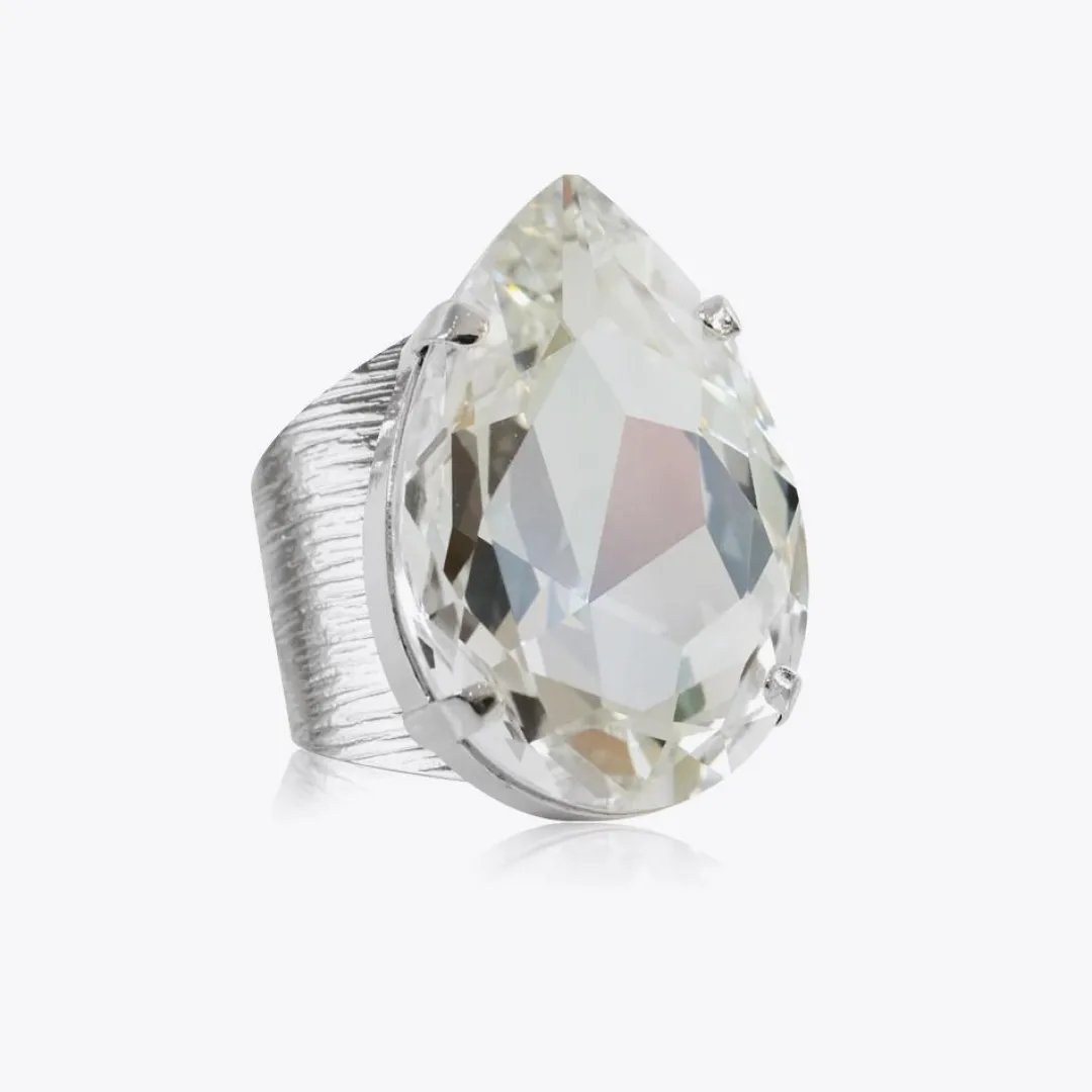Caroline Svedbom Perfect Drop Ring Crystal Flash Sale