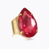 Caroline Svedbom Perfect Drop Ring Mulberry Red Outlet