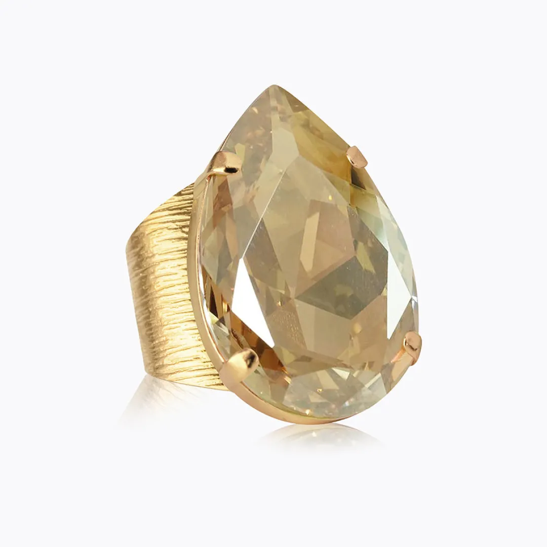 Caroline Svedbom Perfect Drop Ring/Golden Shadow Fashion