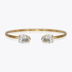 Caroline Svedbom Petite Drop Bracelet Crystal New