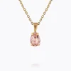 Caroline Svedbom Petite Drop Necklace Vintage Rose Shop