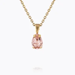 Caroline Svedbom Petite Drop Necklace Vintage Rose Shop