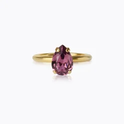 Caroline Svedbom Petite Drop Ring Iris Discount