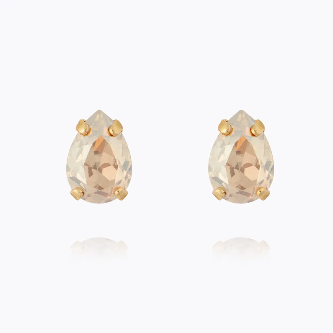 Caroline Svedbom Petite Drop Stud Earrings Golden Shadow Best