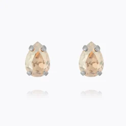 Caroline Svedbom Petite Drop Stud Earrings Golden Shadow Best