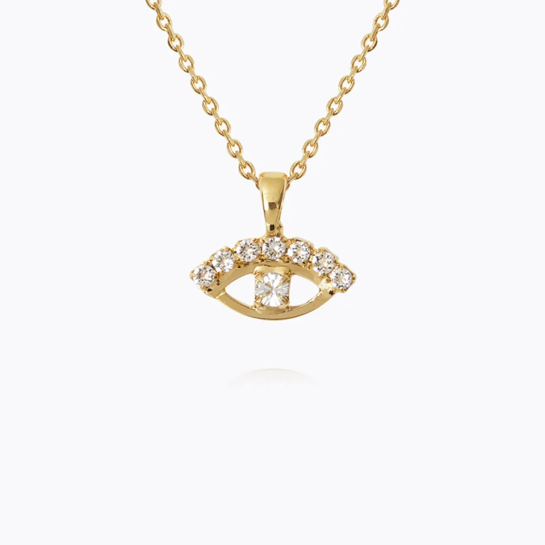 Caroline Svedbom Petite Greek Eye Necklace/Crystal Best Sale