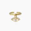 Caroline Svedbom Petite Greek Eye Ring/Crystal Fashion