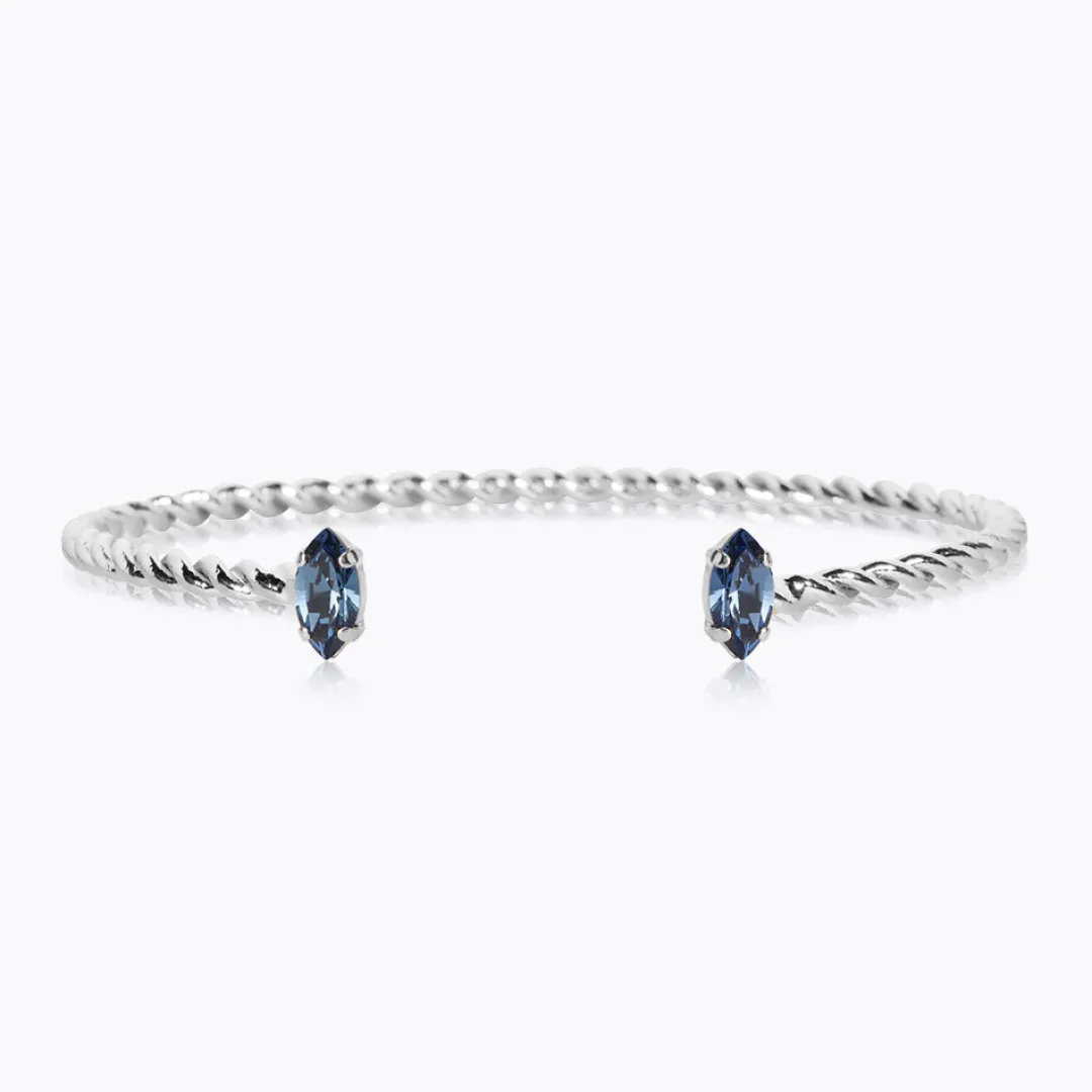 Caroline Svedbom Petite Navette Bracelet Denim Blue Discount