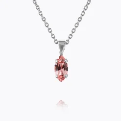 Caroline Svedbom Petite Navette Necklace Light Rose Store