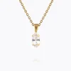 Caroline Svedbom Petite Navette Necklace Crystal Best Sale