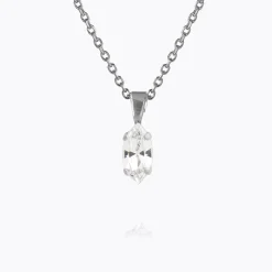 Caroline Svedbom Petite Navette Necklace Crystal Best Sale