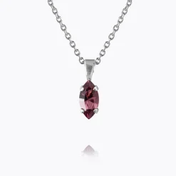 Caroline Svedbom Petite Navette Necklace Iris New