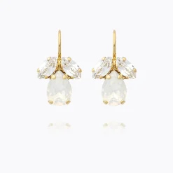 Caroline Svedbom Petite Timo/White Opal/Crystal White Opal + Crystal New