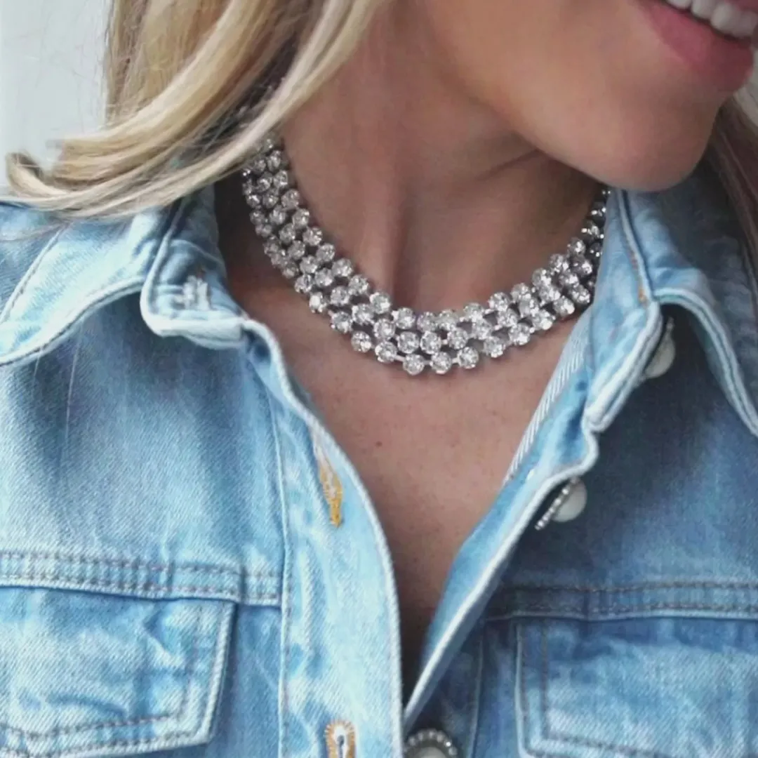 Caroline Svedbom Rosanna Necklace Crystal Shop
