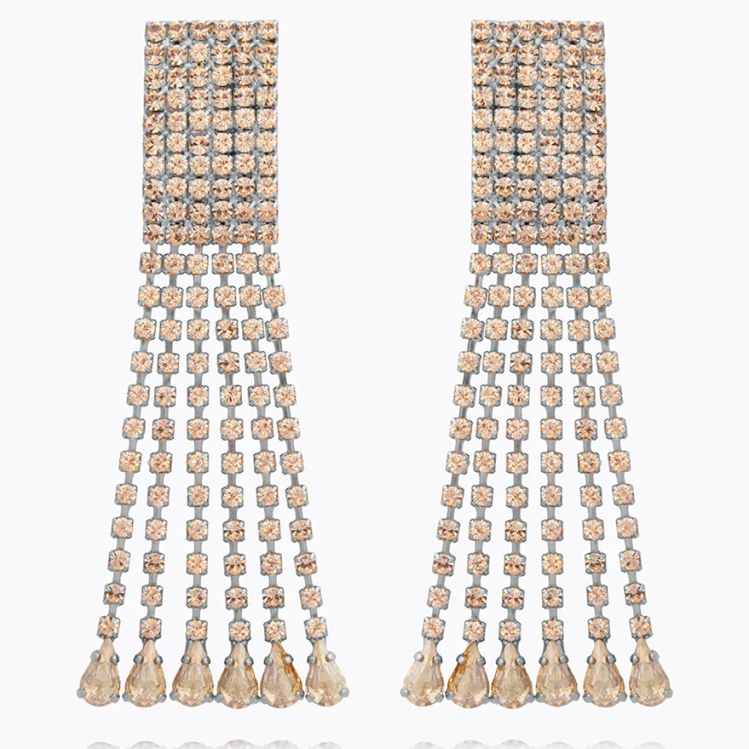 Caroline Svedbom Scarlett Earrings/Golden Shadow Cheap