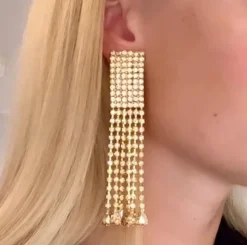 Caroline Svedbom Scarlett Earrings/Golden Shadow Cheap