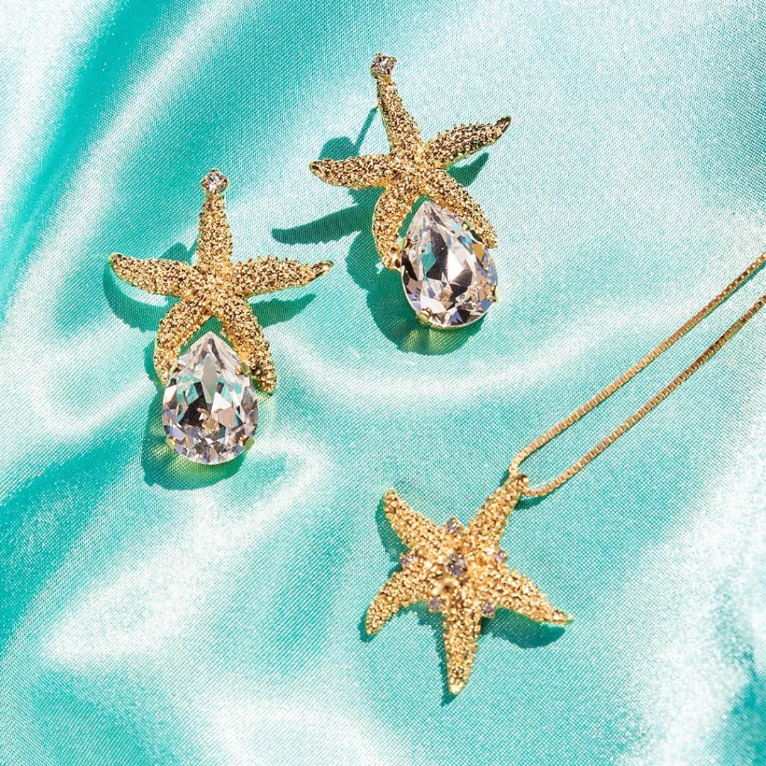Caroline Svedbom Sea Star Necklace/Crystal Shop