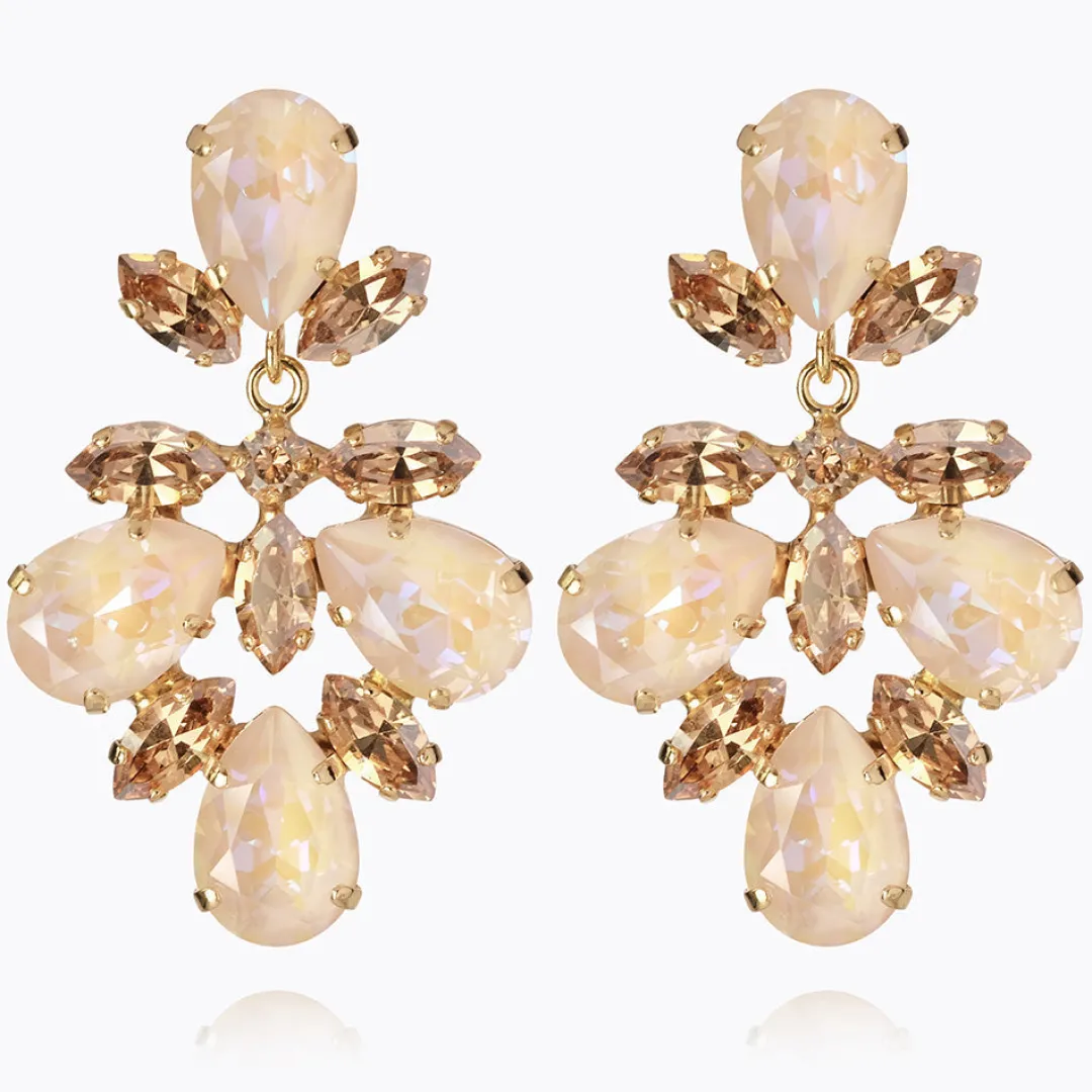 Caroline Svedbom Selene Earrings/Ivory Cream Delite Clearance