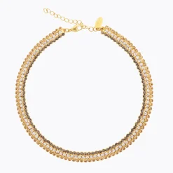 Caroline Svedbom Siri Choker Golden Combo Discount
